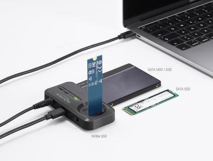 תחנת עגינה USB-C 10Gbps מבית Delock גרמניה
