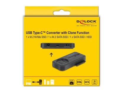 תחנת עגינה USB-C 10Gbps מבית Delock גרמניה