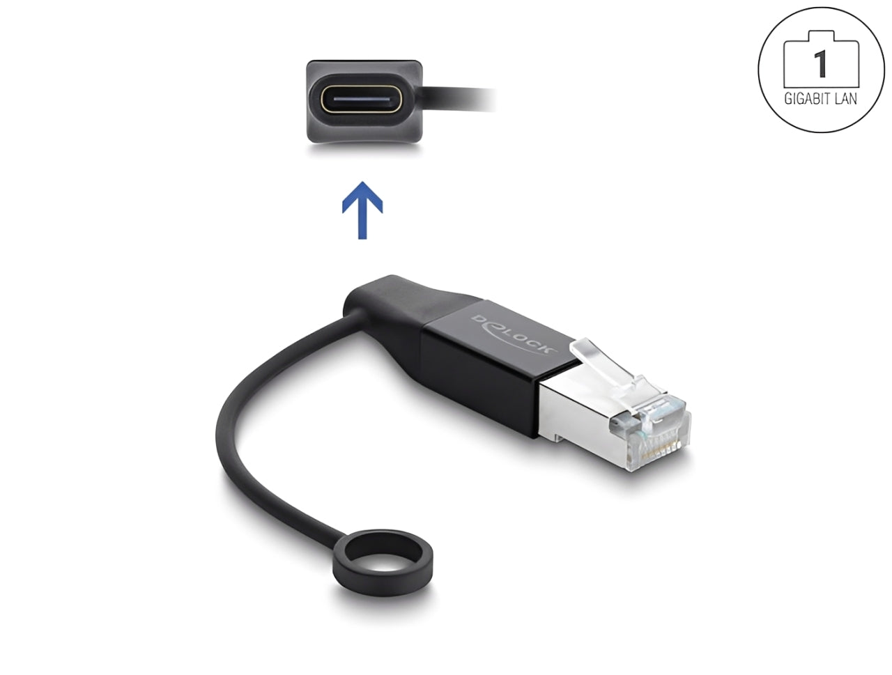 מתאם רשת USB-C מבית Delock גרמניה
