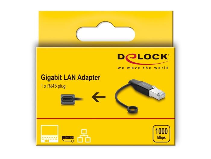 מתאם רשת USB-C מבית Delock גרמניה