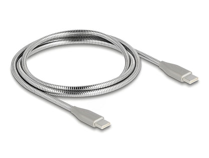 כבל USB 2.0 מבית DELOCK גרמניה מאפשר חיבור בין מכשיר בעל חיבור USB-C, כגון סמארטפונים, טאבלטים או מחשבים ניידים, למכשיר אחר המצויד בחיבור USB-C - delock.israel