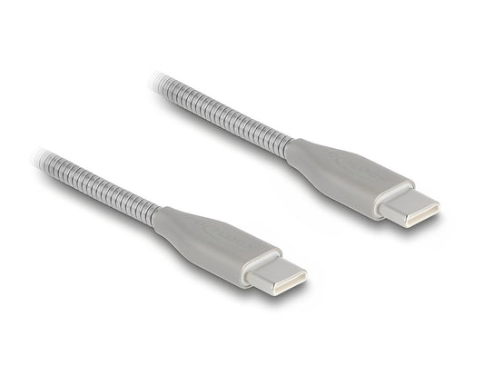כבל USB 2.0 מבית DELOCK גרמניה מאפשר חיבור בין מכשיר בעל חיבור USB-C, כגון סמארטפונים, טאבלטים או מחשבים ניידים, למכשיר אחר המצויד בחיבור USB-C - delock.israel