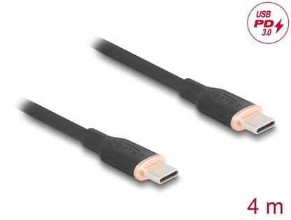 כבל USB 2.0 מבית DELOCK גרמניה מאפשר חיבור בין מכשיר בעל חיבור USB-C, כגון סמארטפונים, טאבלטים או מחשבים ניידים, למכשיר אחר המצויד בחיבור USB-C - delock.israel