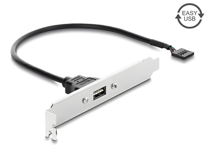 לוחית קצה USB 2.0 מבית DELOCK גרמניה