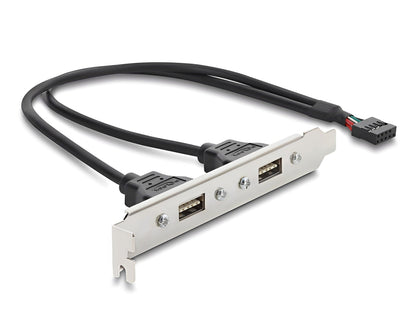 לוחית קצה USB 2.0 מבית DELOCK גרמניה