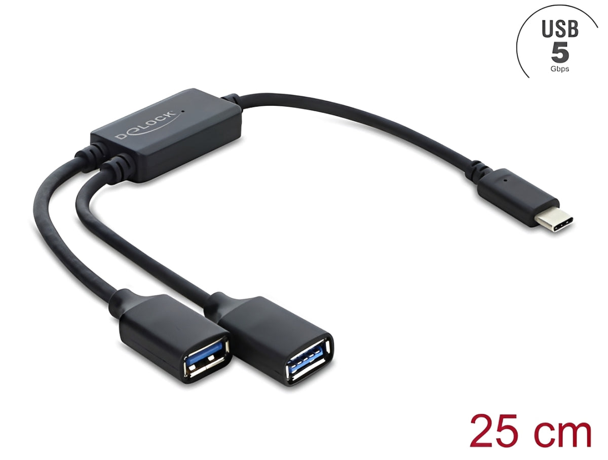 רכזת USB 5Gbps האיכותית מבית Delock גרמניה