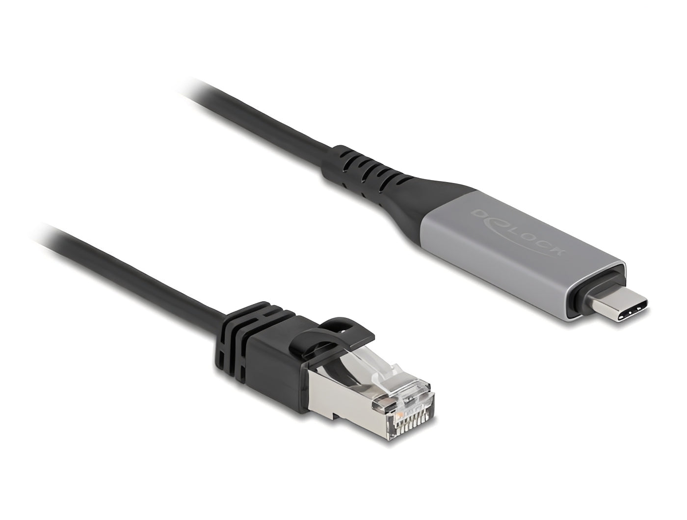 מתאם זה מבית Delock גרמניה מאפשר להוסיף למחשב אישי או נייד ממשק רשת יציב ומהיר עם מהירות שידור של עד 1 גיגה-ביט לשנייה דרך חיבור USB-C