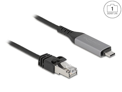 מתאם זה מבית Delock גרמניה מאפשר להוסיף למחשב אישי או נייד ממשק רשת יציב ומהיר עם מהירות שידור של עד 1 גיגה-ביט לשנייה דרך חיבור USB-C
