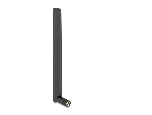 אנטנה איכותית בתקן WiFi 7 מבית Delock גרמניה מיועדת לחיבור למכשיר WLAN עם ממשק RP-SMA לצורך שידור וקליטת אותות אלחוטיים