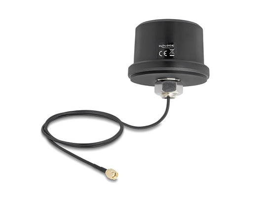 אנטנה חיצונית בתקן WiFi 7 מבית Delock גרמניה מיועדת לחיבור למכשיר WLAN עם ממשק RP-SMA לצורך שידור וקליטת אותות אלחוטיים