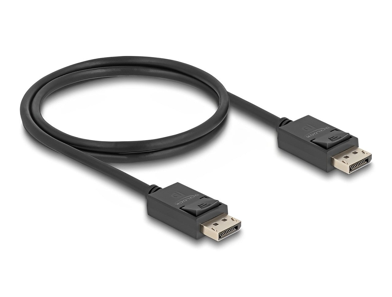 Delock DisplayPort cable 16K 60 Hz 80 Gbps 1 m - delock.israel