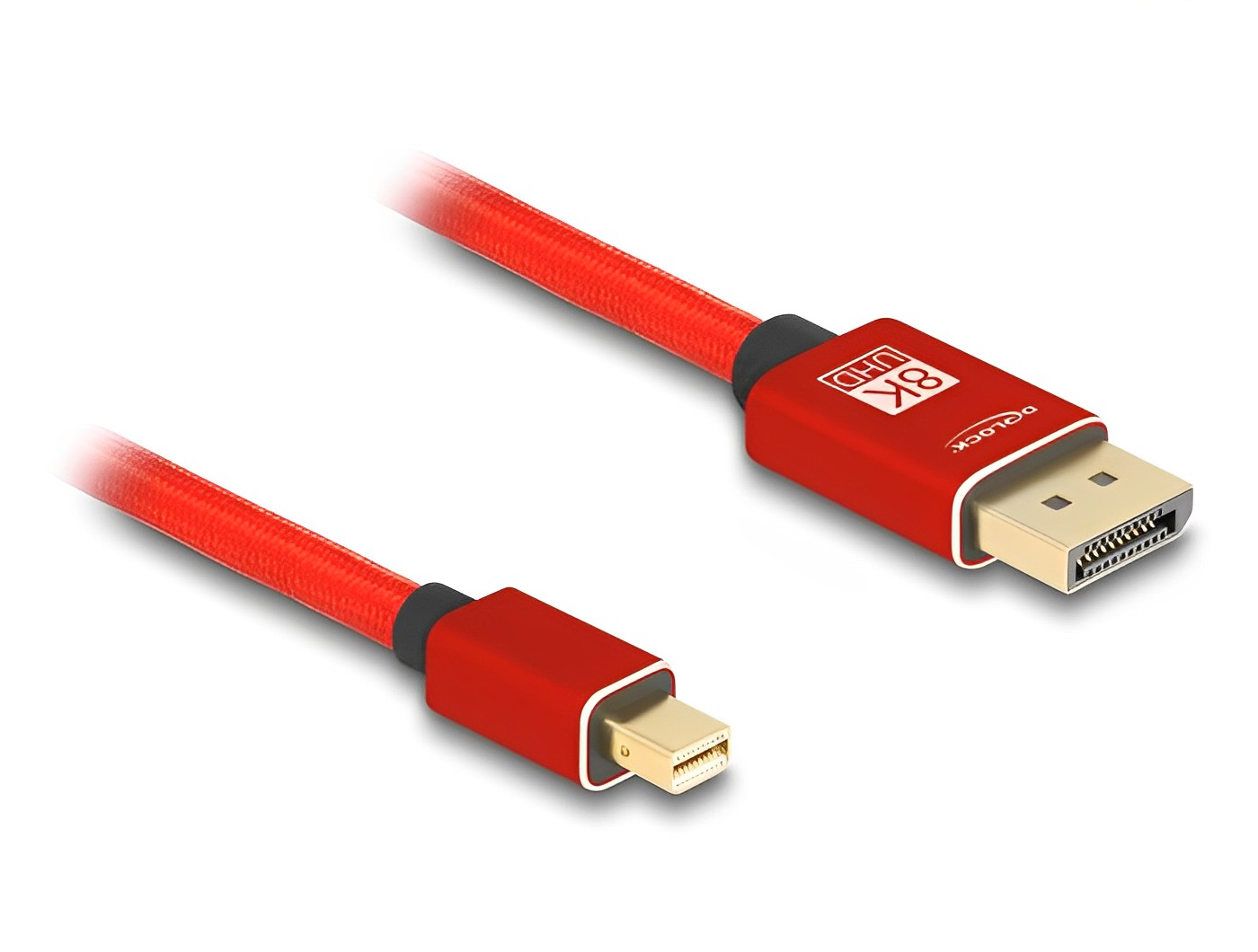 כבל DisplayPort 1.4 8K מבית Delock גרמניה מספק חיבור יציב ואיכותי בין מחשבים, מסכים, מקרנים או טלוויזיות