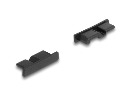 כיסוי נגד אבק ללא אחיזה לשקע USB 3.0 Micro-B צבע שחור סט 10 יח - delock.israel