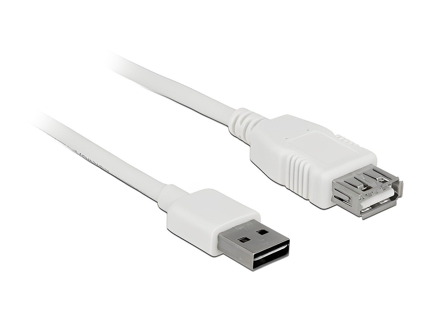 כבל מאריך EASY-USB 2.0 מבית Delock גרמניה מאפשר חיבור בין מכשיר עם מחבר USB-A למחשב אישי או נייד עם חיבור USB-A פנוי