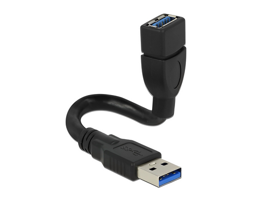 כבל מאריך USB-A 3.0 5Gbps ShapeCable ז/נ - delock.israel