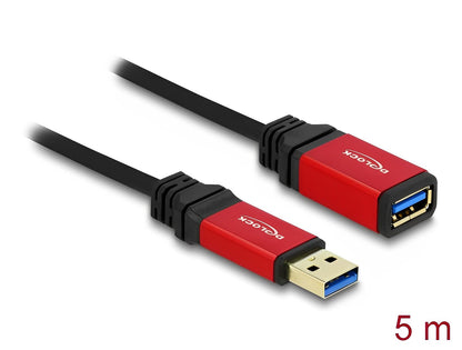 כבל מאריך USB-A 3.0 5Gbps Red metal ז/נ - delock.israel