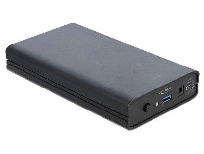 מארז חיצוני USB-C 3.1 Gen 1 עבור כונן דיסק 3.5″SATA HDD/SSD (פלסטיק) - delock.israel