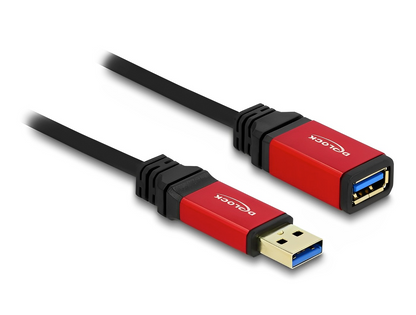 כבל מאריך USB-A 3.0 5Gbps Red metal ז/נ - delock.israel