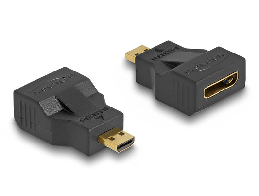 Delock Adapter High Speed HDMI with Ethernet – mini C female > micro D male - delock.israel