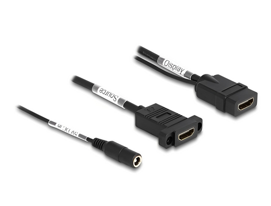 כבל HDMI 4K מבית Delock גרמניה משמש להרחבת חיבורי HDMI ולחיבור מגוון התקנים