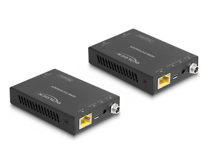 רחיק HDMI מבית Delock גרמניהי מאפשר העברת אותות וידאו/אודיו ברזולוציה גבוהה ואותות בקרת IR דרך כבל רשת אחד - delock.israel