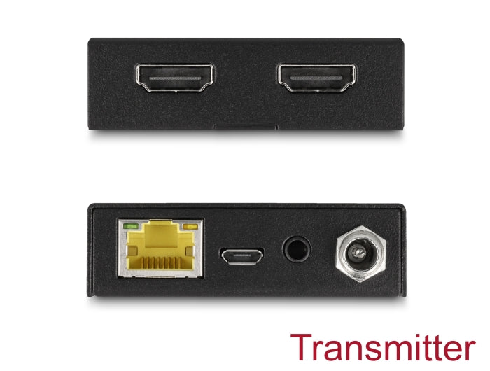 רחיק HDMI מבית Delock גרמניהי מאפשר העברת אותות וידאו/אודיו ברזולוציה גבוהה ואותות בקרת IR דרך כבל רשת אחד - delock.israel