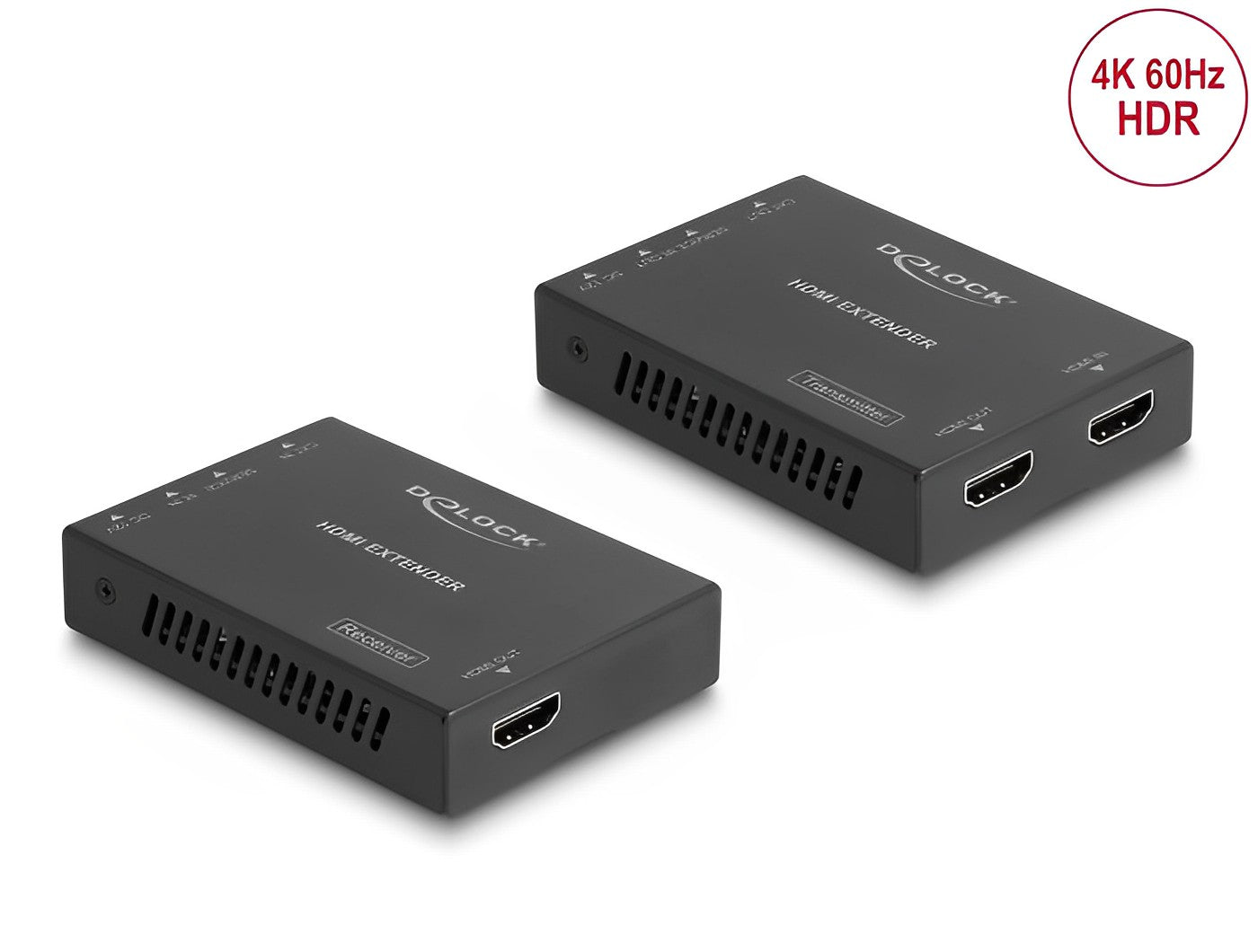 רחיק HDMI מבית Delock גרמניהי מאפשר העברת אותות וידאו/אודיו ברזולוציה גבוהה ואותות בקרת IR דרך כבל רשת אחד - delock.israel