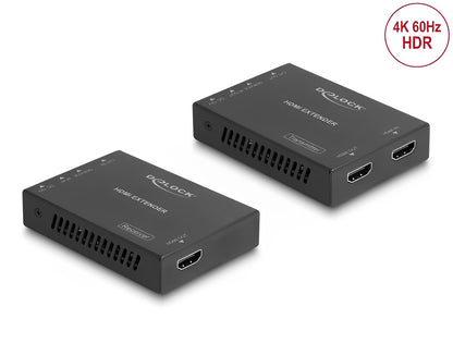 רחיק HDMI מבית Delock גרמניהי מאפשר העברת אותות וידאו/אודיו ברזולוציה גבוהה ואותות בקרת IR דרך כבל רשת אחד - delock.israel