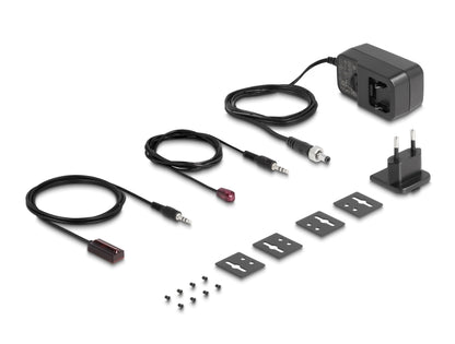 מרחיק USB + HDMI מבית Delock גרמניהי מאפשר העברת אותות וידאו/אודיו ברזולוציה גבוהה ואותות בקרת IR דרך כבל רשת אחד.
ניתן לחבר מקלדת ועכבר USB למקלט על מנת לשלוח את האותות למחשב מחובר למשדר - delock.israel