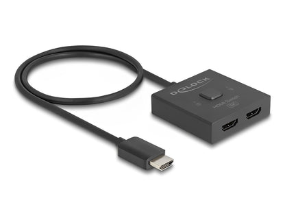 Delock HDMI Switch 2 to 1 bidirectional 8K - delock.israel