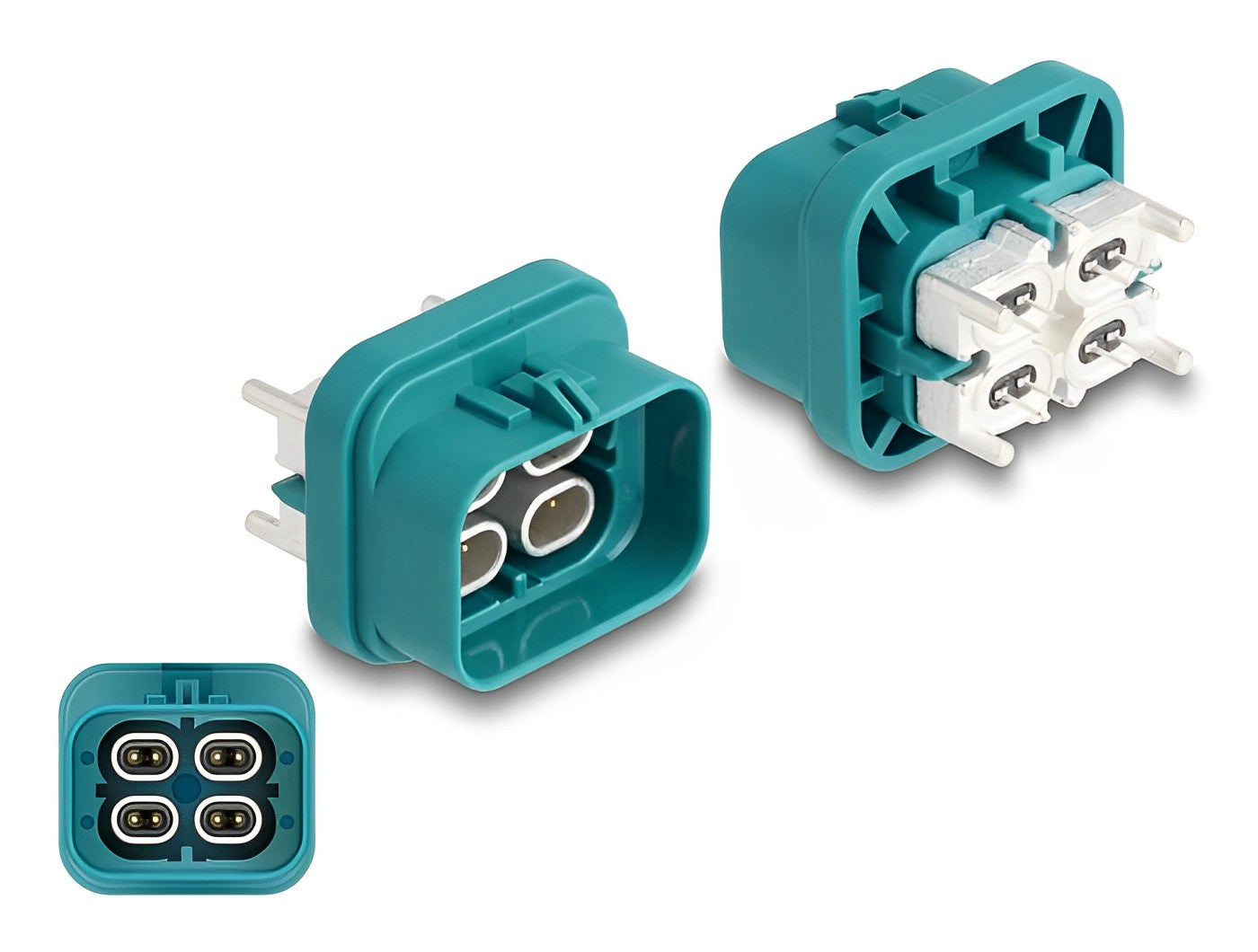 Delock HDMTD quad plug for PCB Protection class IP67 / IP69K - delock.israel