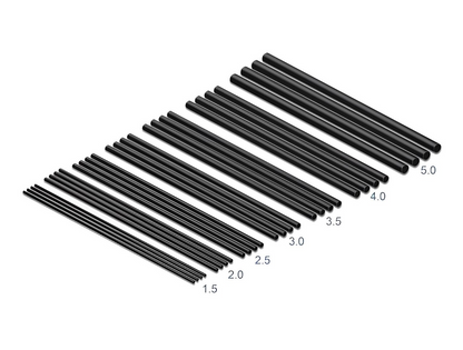 Delock Heat Shrink Tube Set 100 mm 28 pieces black - delock.israel