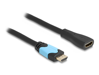 כבל HDMI 8K מבית DELOCK גרמניה משמש לחיבור מסך או טלוויזיה HDMI למחשב עם יציאת HDMI