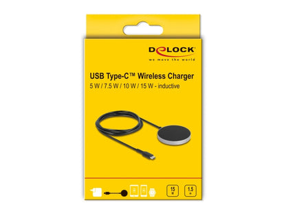 מטען שולחני אלחוטי Wireless Inductive Charging Pad 5W / 7.5W / 10W / 15W - delock.israel