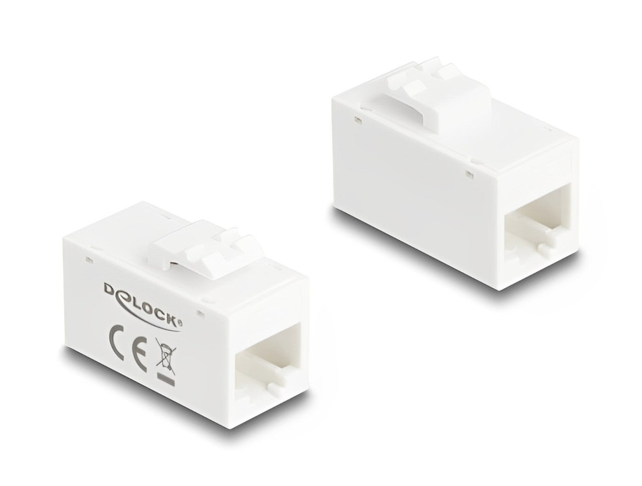 Delock Keystone Module RJ45 jack to RJ45 jack Cat.6A UTP white
-delock.israel