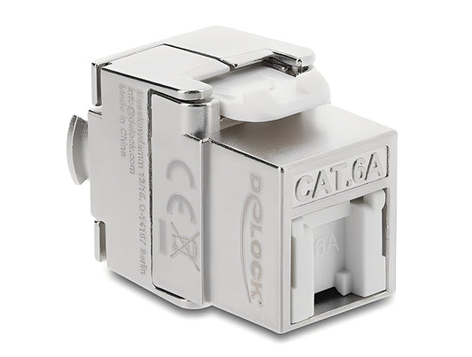 מתאם Keystone Cat.6A מבית Delock גרמניה יכול לשמש לחיבור כבל רשת