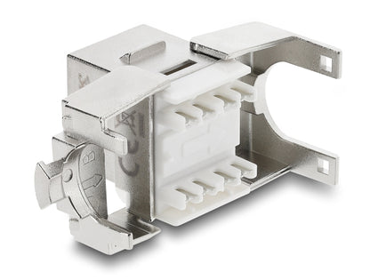 מתאם Keystone Cat.6A מבית Delock גרמניה יכול לשמש לחיבור כבל רשת