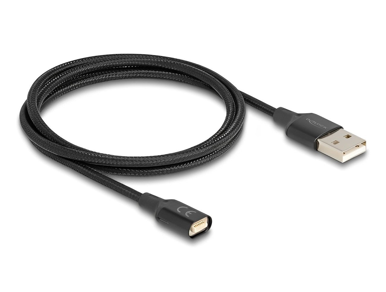 Delock Magnetic USB Charging Cable black 1 m - delock.israel