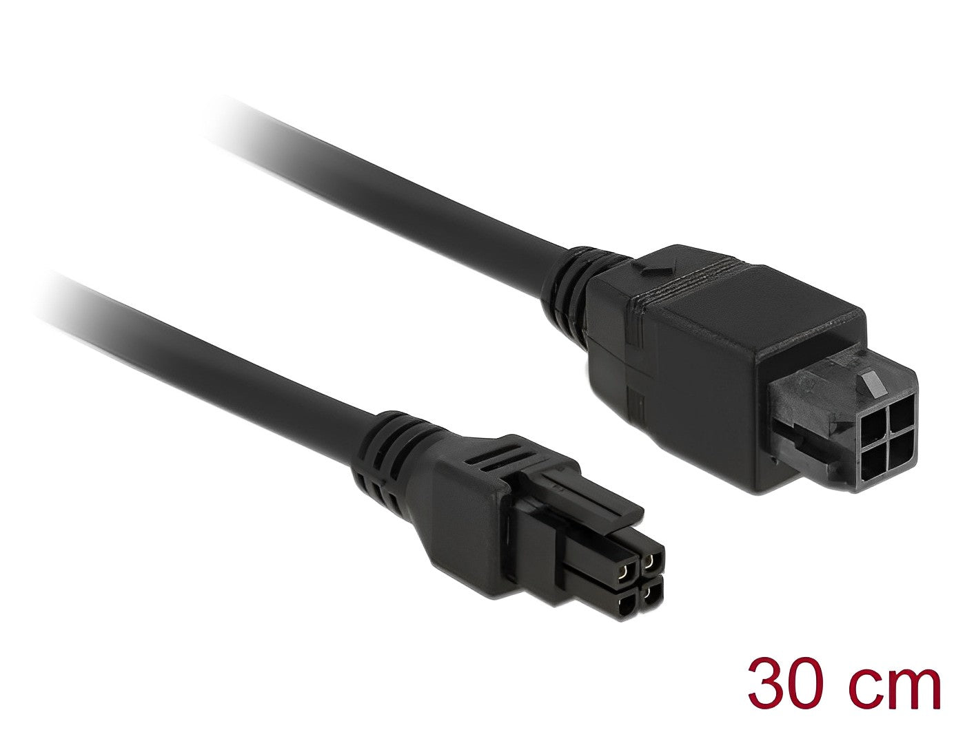 Delock Micro Fit 3.0 4 pin Extension Cable male > female 30 cm - delock.israel