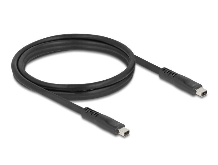 כבל מיני DisplayPort 2.1 16K מבית Delock גרמניה מספק חיבור יציב ואיכותי בין מחשבים, מסכים, מקרנים או טלוויזיות