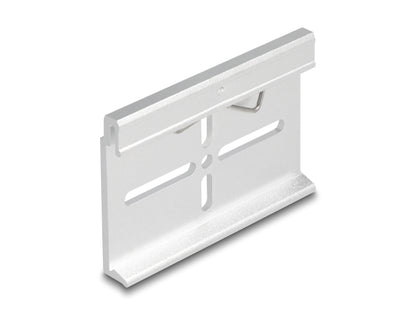 Delock Aluminium Mounting Clip for DIN Rail 70.0 x 47.8 mm silver - delock.israel