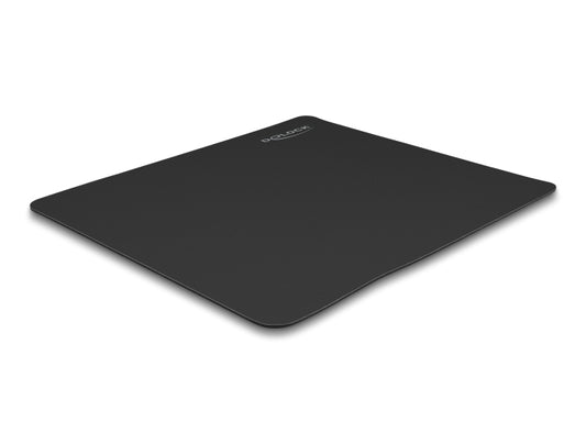 Delock Mouse pad black 450 x 400 mm glass coating - delock.israel