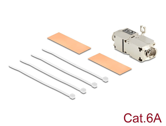 Delock Network Cable Connector LSA to LSA Cat.6A STP toolfree-_delock.israel