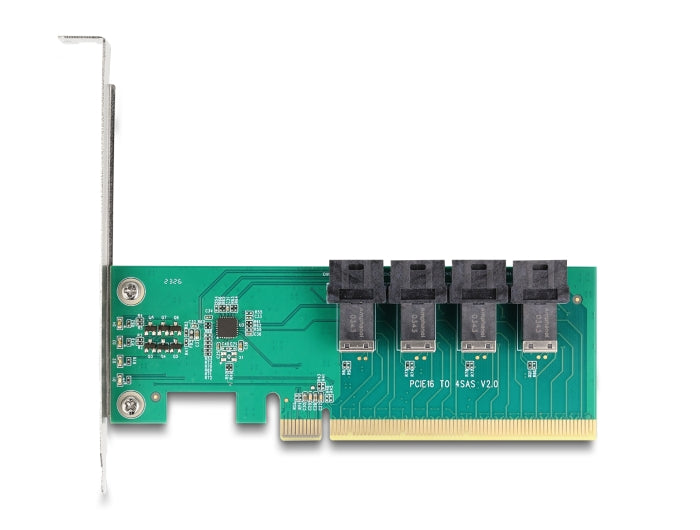 Delock PCI Express x16 Card to 4 x internal SFF-8643 NVMe - Bifurcation - Low Profile Form Factor - delock.israel