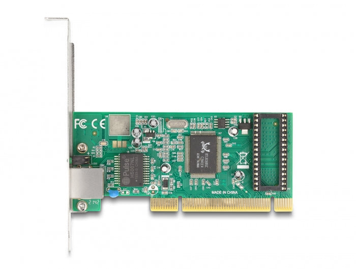 כרטיס רשת קווי PCI Gigabit LAN Low profile עם יציאת RJ45 צ'יפ Realtek - delock.israel