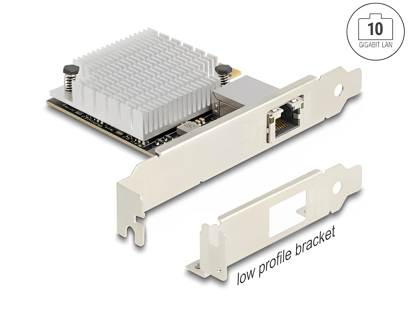 Delock PCI Express x4 Networking Card 10 Gigabit LAN 1 x RJ45 AQC107S - delock.israel