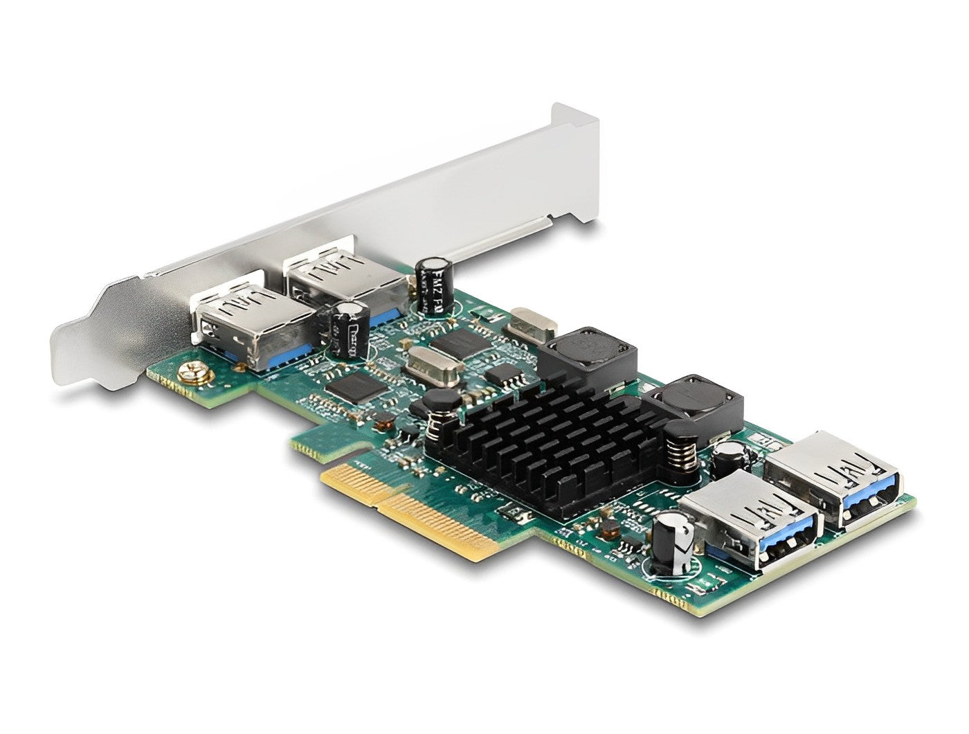 Delock PCI Express x4 Card to 2 x external USB 5 Gbps Type-A + 2 x internal USB 5 Gbps Type-A Dual Channel - Low Profile Form Factor - delock.israel