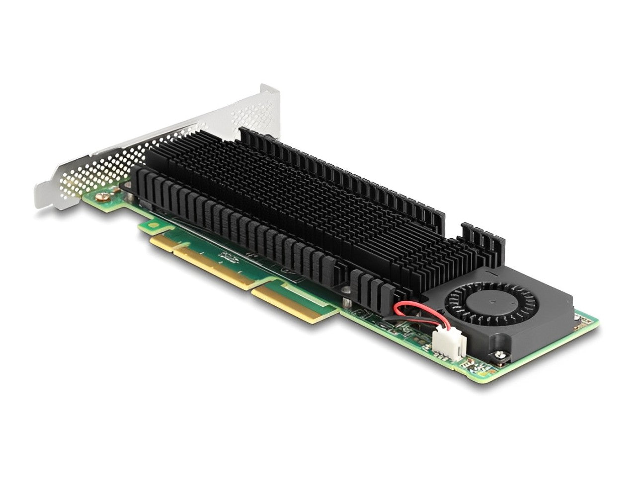 Delock PCI Express x8 Card to 2 x internal NVMe M.2 Key M with RAID - Low Profile Form Factor -delock.israel