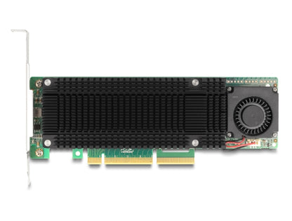 Delock PCI Express x8 Card to 2 x internal NVMe M.2 Key M with RAID - Low Profile Form Factor -delock.israel