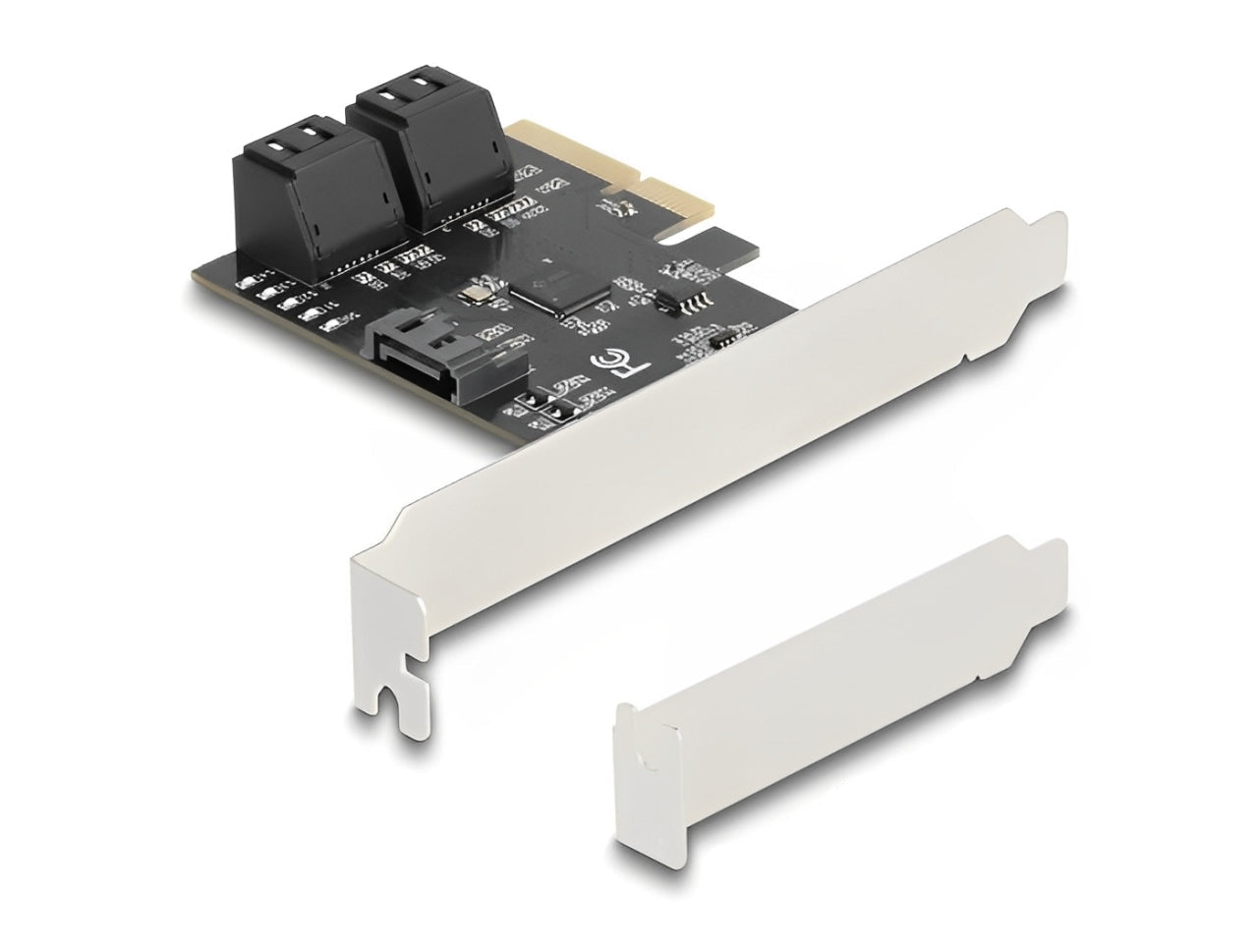 כרטיס PCIe x4 Low Profile מציה 5 יציאות SATA 6 Gb/s פנימיות